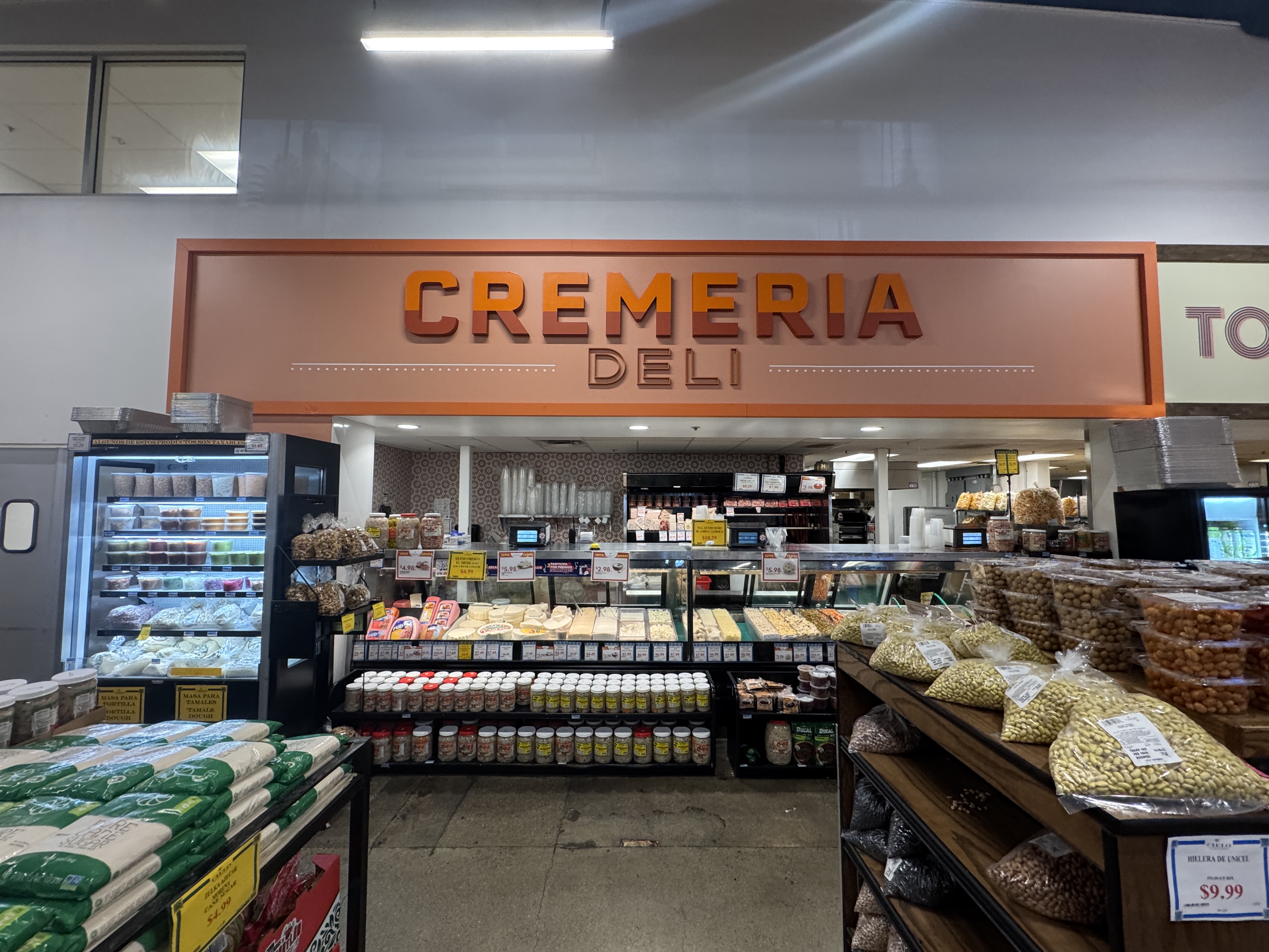 Cremeria Deli dimensional sign