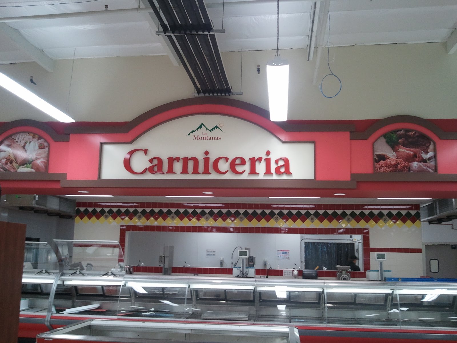 Carnicería illuminated arch lightbox