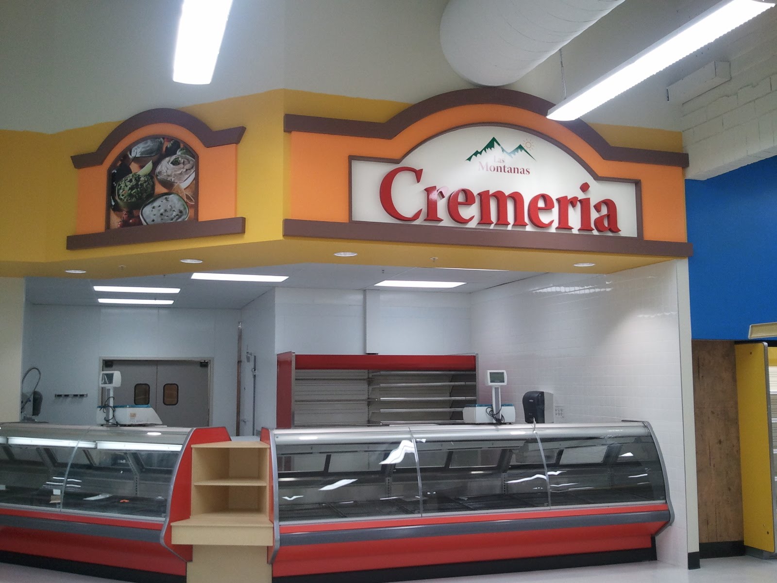 Cremería illuminated arch lightbox