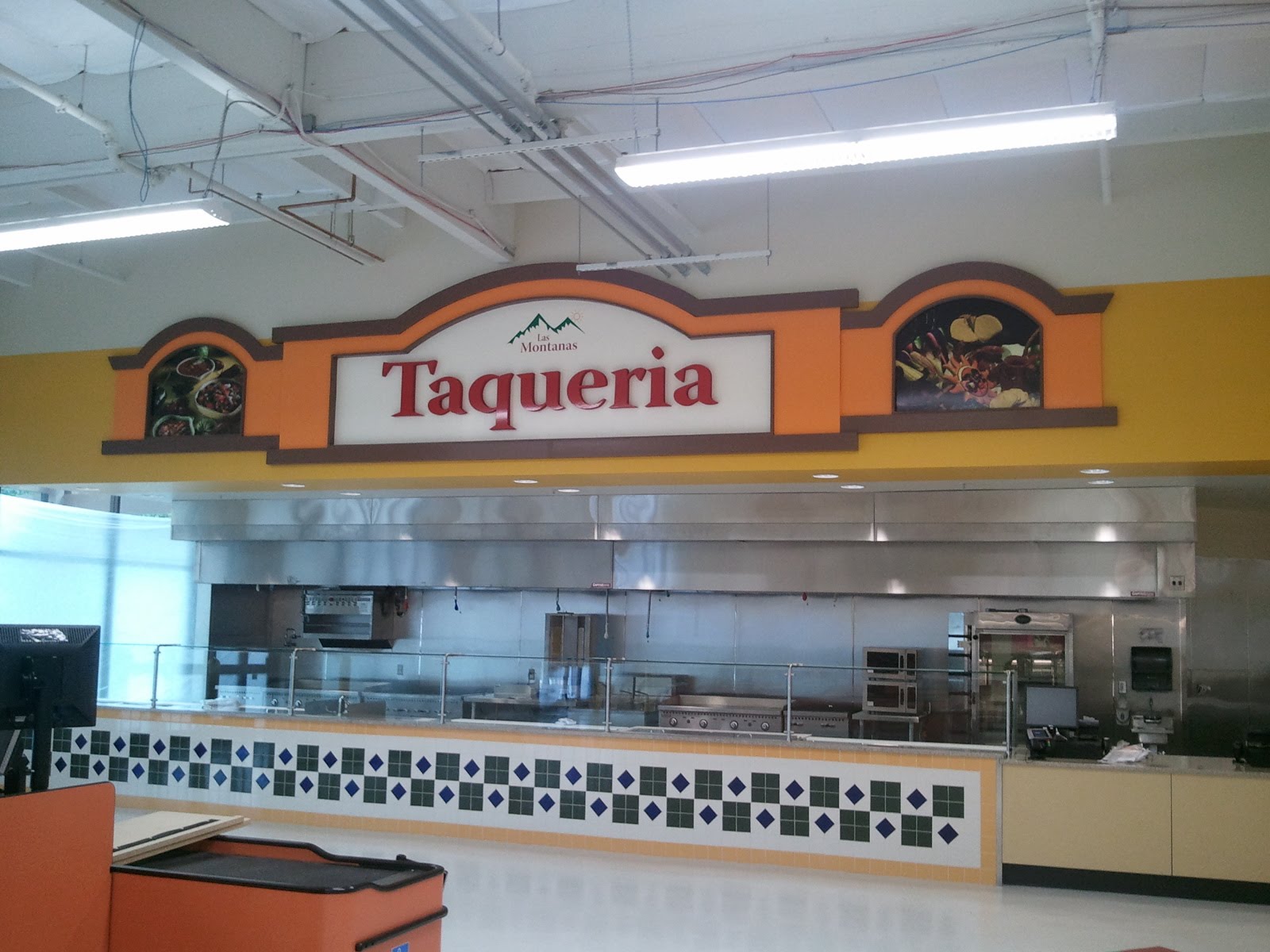 Taquería illuminated arch lightbox
