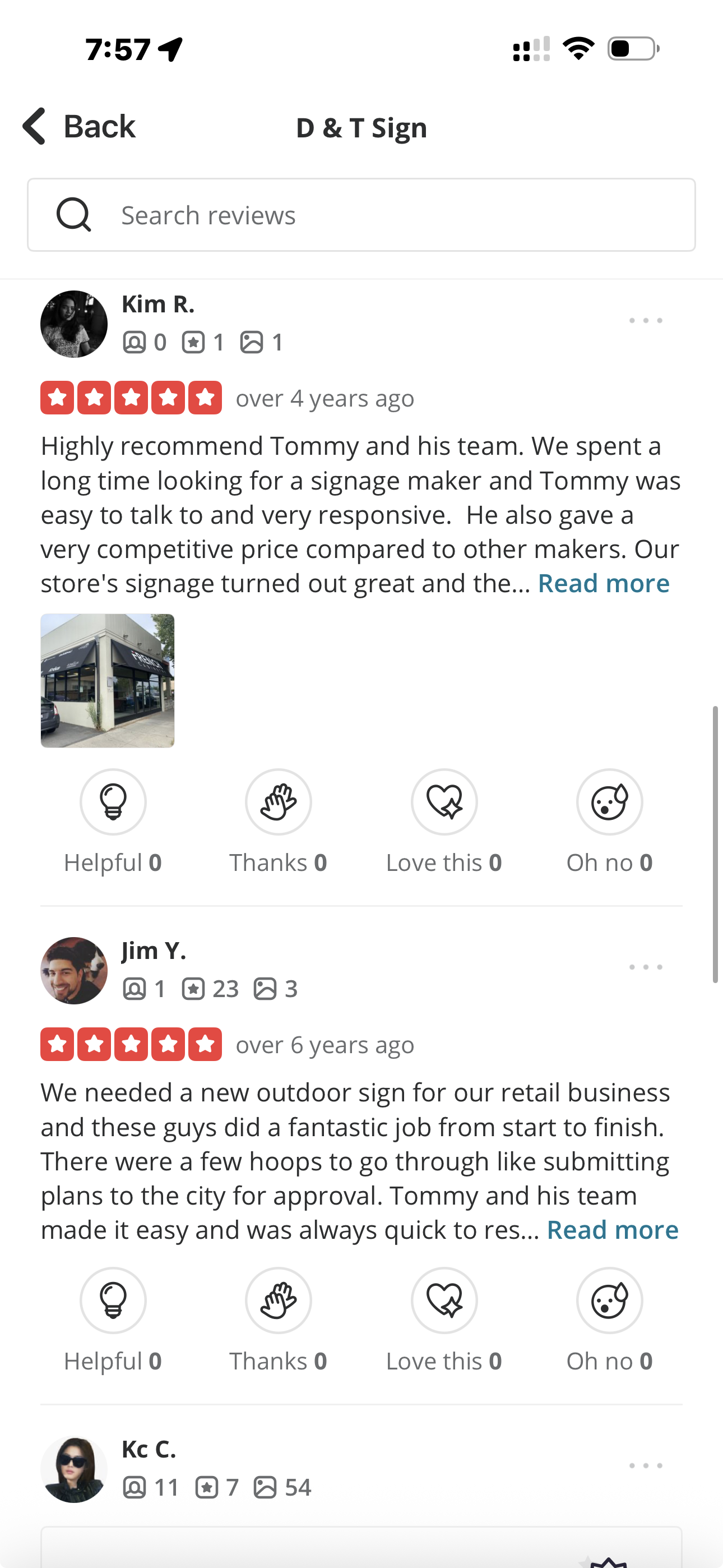 Google mobile review