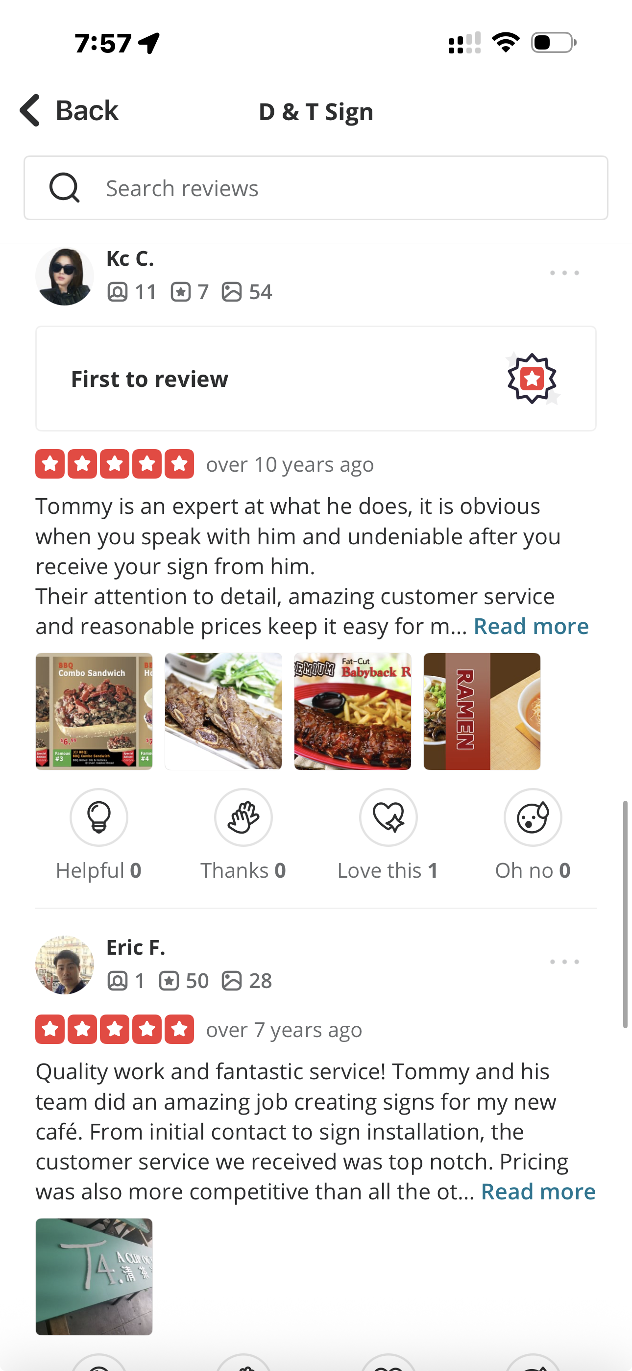 Google mobile review