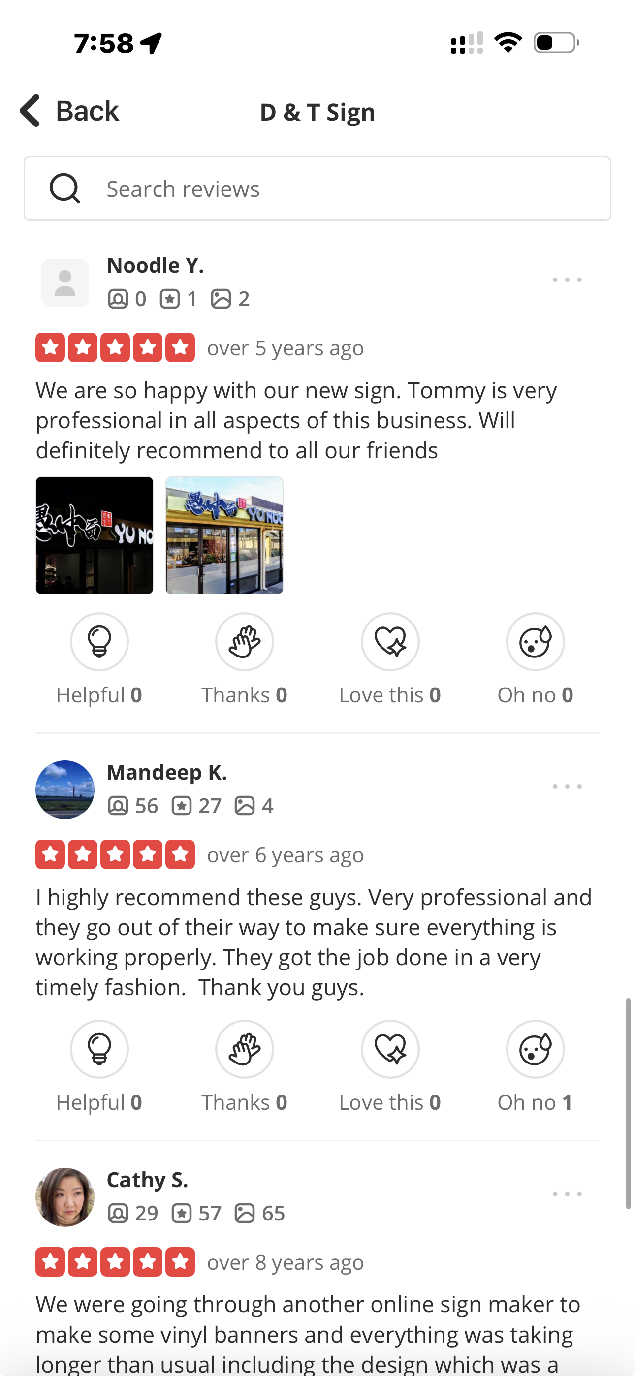 Google mobile review