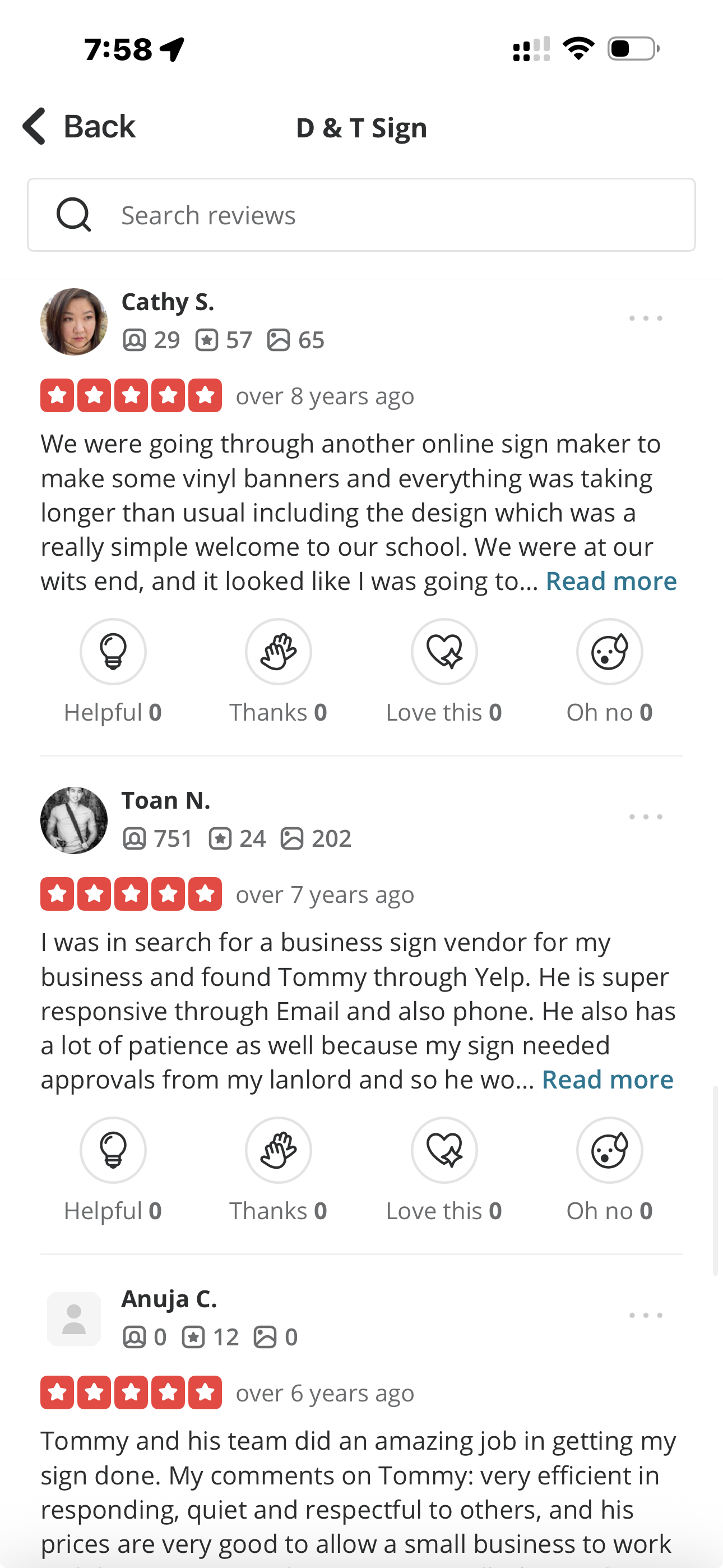 Google mobile review