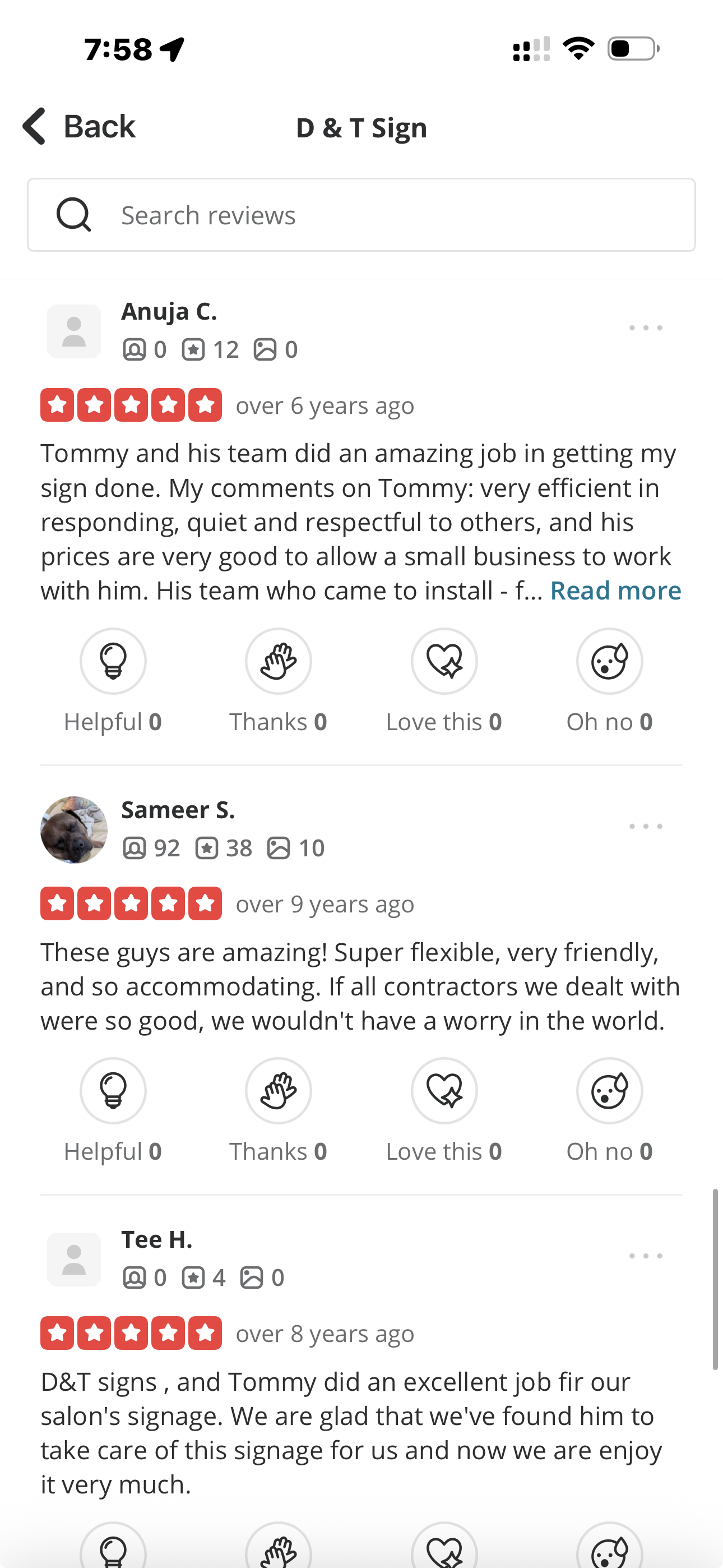 Google mobile review