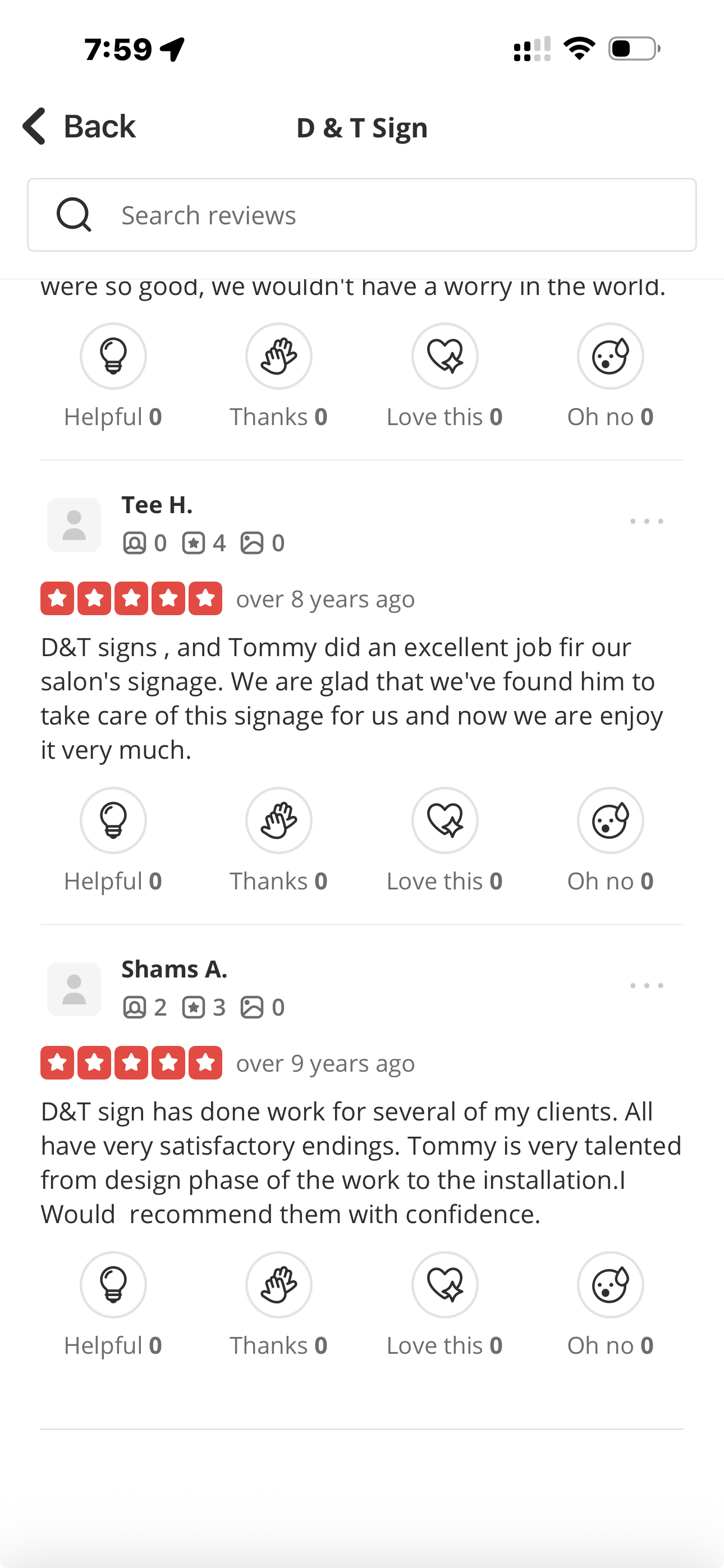 Google mobile review