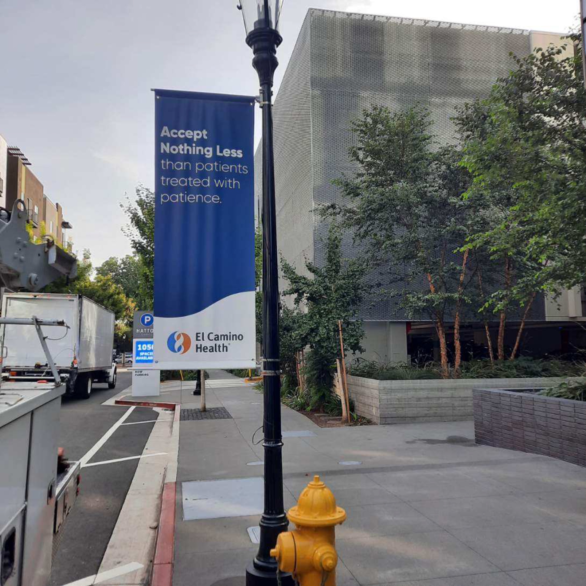 Banner for El Camino Hospital in Palo Alto
