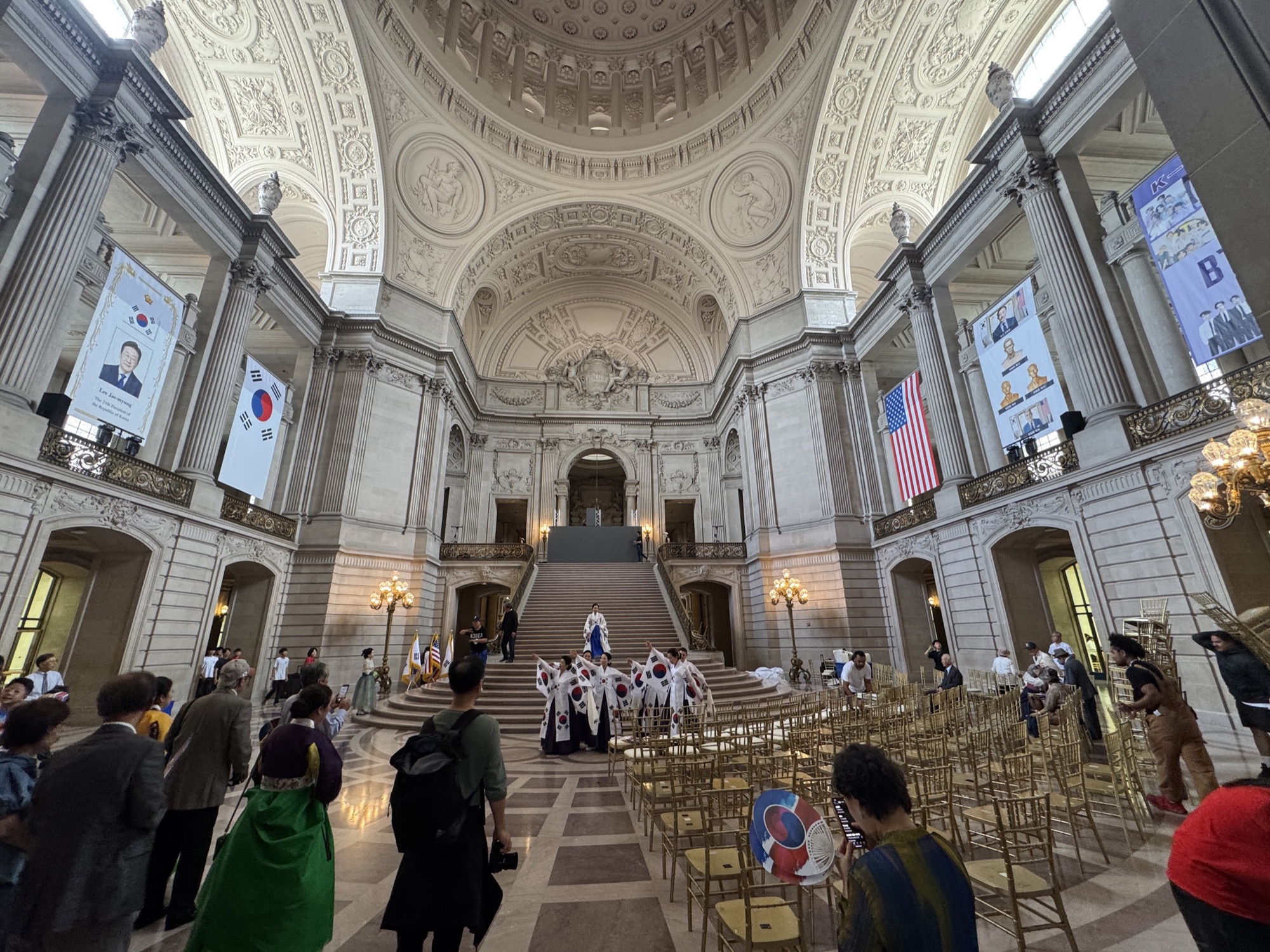 Banner for SF City Hall in San Francisco