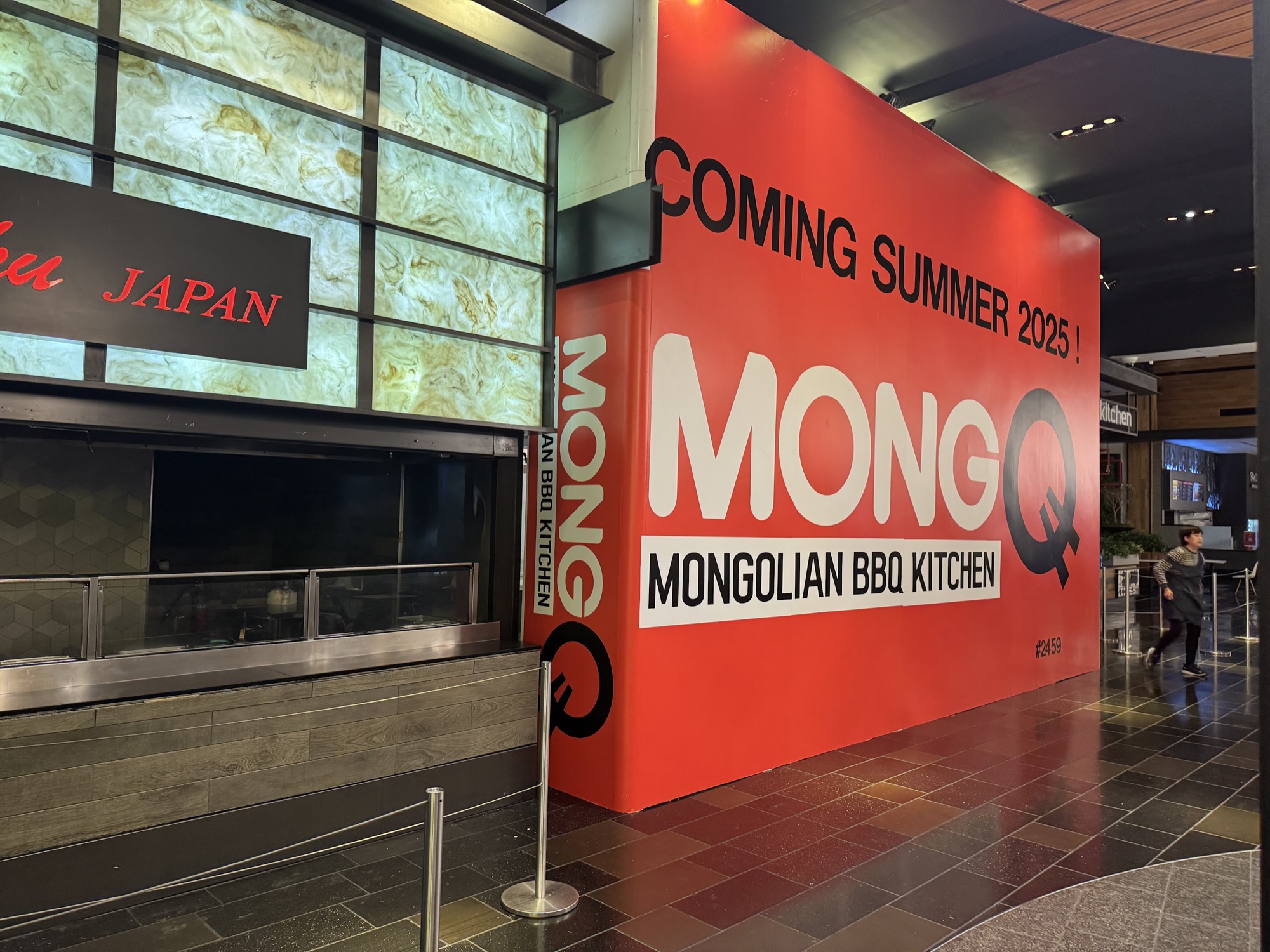 Wall wrap for monQ in Santa Clara