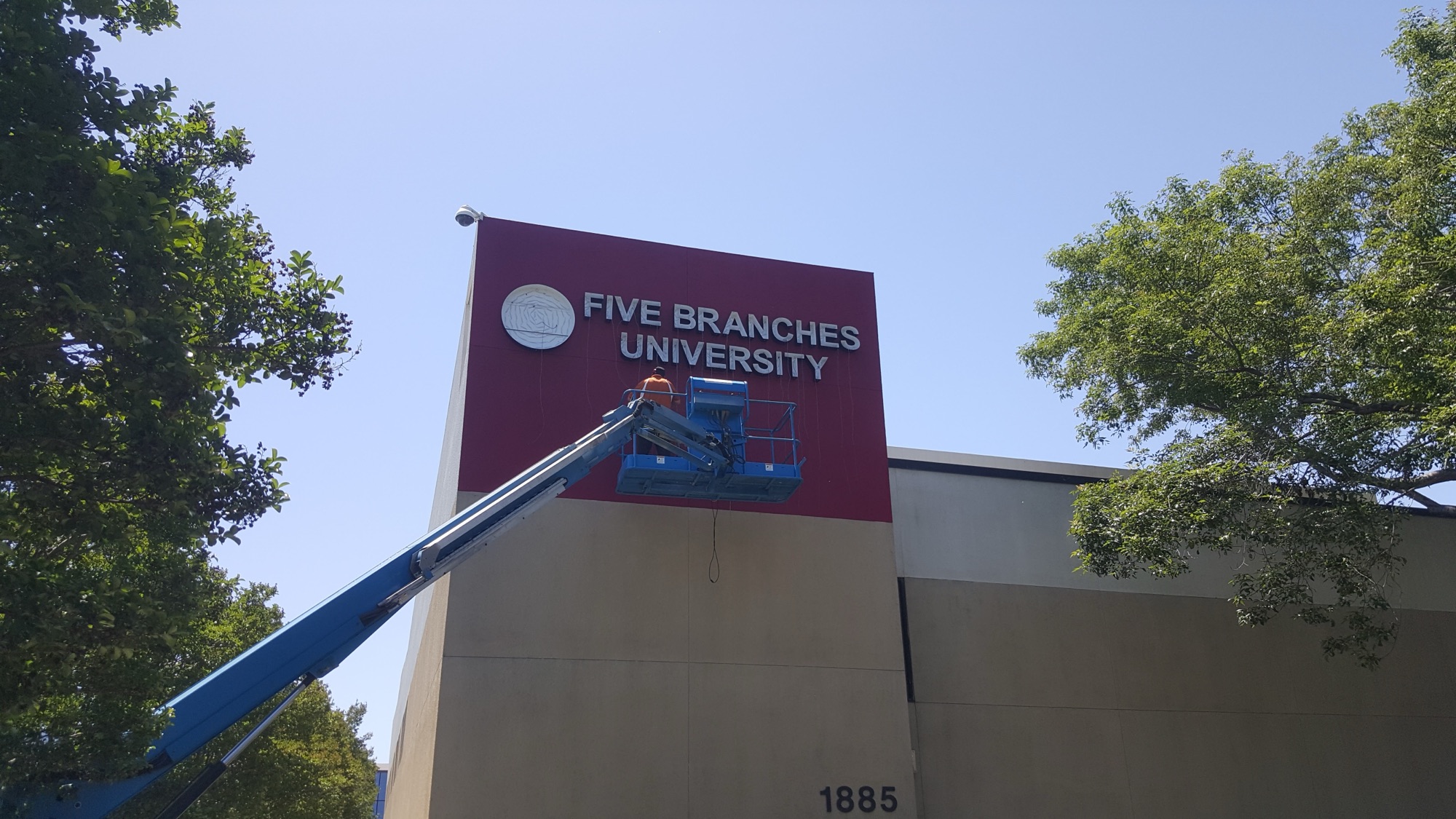 Permit and install for Five Branches in San Jose