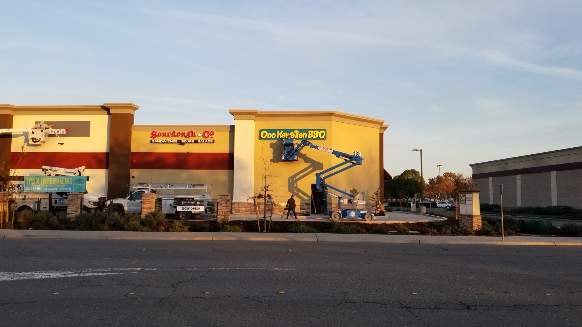 Permit and install for Ono Hawaiian BBQ in Manteca