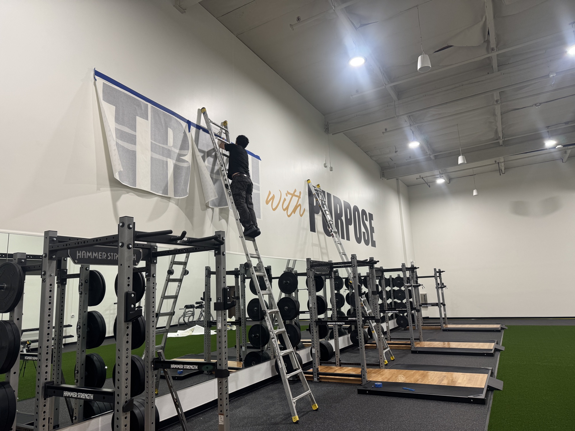 Permit and install for Villa Sports in Pleasanton